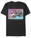 Nintendo Men's Mario Kart B Dasher Mk2 Racer Short Sleeve T-shirt In Black