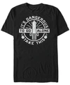 Nintendo Men's Legend Of Zelda It's Dangerous To Go Short Sleeve T-shirt In Black