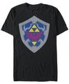 NINTENDO NINTENDO MEN'S THE LEGEND OF ZELDA SIMPLE SHIELD SHORT SLEEVE T-SHIRT