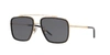 Dolce & Gabbana Square Metal Sunglasses In Grey-black
