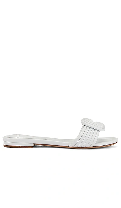 Alexandre Birman Women's Vicky Knotted Flat Leather Sandals In White