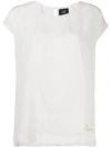 Cavalli Class Logo Embroidered T-shirt In White