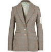 Off-white Stretching Virgin Wool Blazer In Beige