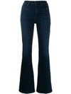 7 FOR ALL MANKIND FLARED DENIM TROUSERS