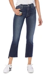 Mother The Insider Step Hem Crop Bootcut Jeans In Love On The Edge