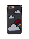 LES PETITS JOUEURS Cloud Leather iPhone 7 Plus Case,0400011226728
