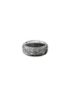 David Yurman Sterling Silver Waves Band Ring In Metallic