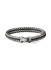 David Yurman Woven Box Chain Bracelet In Metallic
