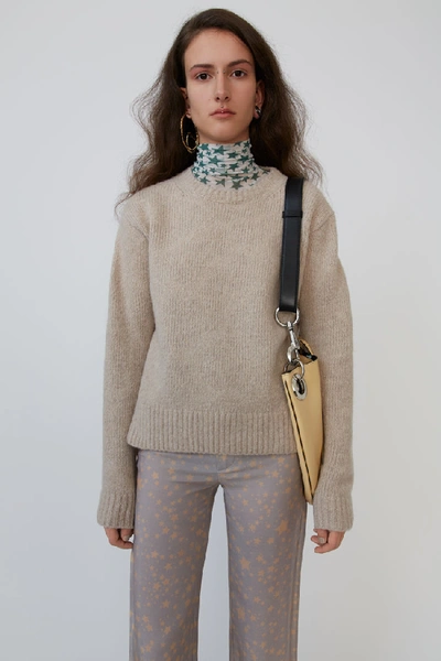 Acne Studios Crewneck Sweater Cold Beige