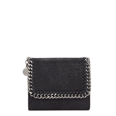 Stella Mccartney 黑色 Falabella 小号覆盖钱夹 In Black