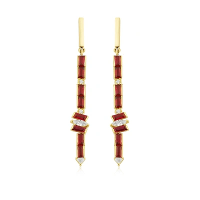 Gfg Jewellery Artisia Ruby Earrings