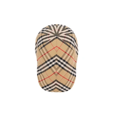 Burberry Vintage Check Cotton Flat Cap