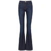 Frame Le High Flare Dark Blue Jeans In Blue