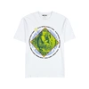 MCQ BY ALEXANDER MCQUEEN White printed cotton T-shirt