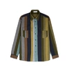 JW ANDERSON Striped brushed cotton shirt