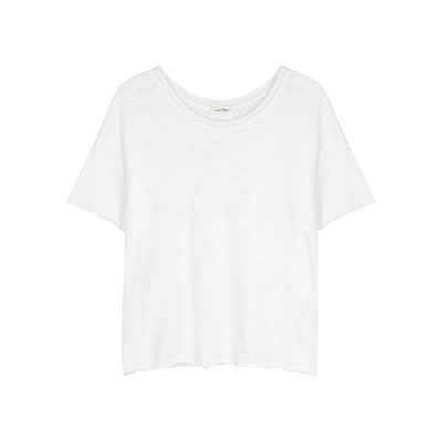 American Vintage Sonoma White Slubbed Cotton T-shirt