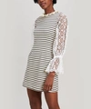 SEA CLAUDIA STRIPE CONTRAST SHIFT DRESS,5057865763026