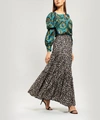 LA DOUBLEJ LEOPARD PRINT MAXI-SKIRT,5057865787503