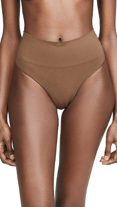 Spanx Everyday Shaping Thong In Naked 4.0