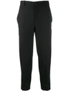 NEIL BARRETT NEIL BARRETT TAPERED SKINNY TROUSERS - 黑色