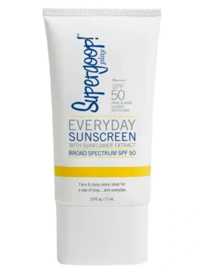 Supergoop ! Everyday Sunscreen For Face & Body Broad Spectrum Spf 50 Pa ++++ 2.4 oz/ 71 ml