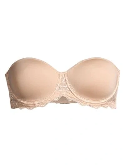 Simone Perele Caresse Strapless Bra In Rose