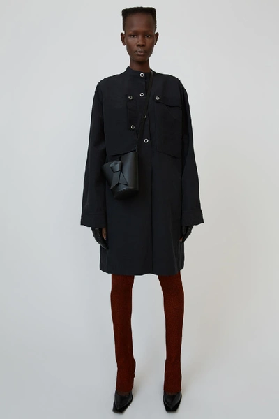 Acne Studios Shirt Dress Black