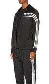 Y-3 3 Stripe Hooded Track Top