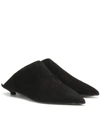 ACNE STUDIOS BRION SHEARLING-LINED SUEDE SLIPPERS,P00402780