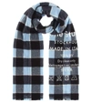 ACNE STUDIOS CHECKED WOOL SCARF,P00415515