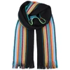 PAUL SMITH Striped wool scarf