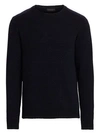 Saks Fifth Avenue Collection Cashmere Crewneck Sweater In Black