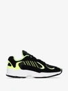 Adidas Originals Sneakers In Fluo Suede And Net With Rubber Sole In Black