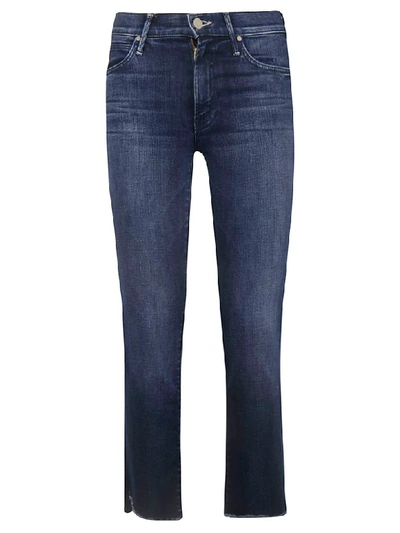 Mother The Rascal Ankle Step Skinny Denim Blue