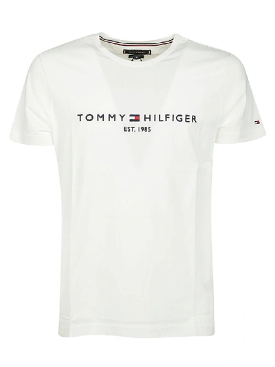 Tommy Hilfiger Mens Core Tommy Logo T-shirt In White