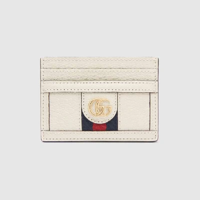 Gucci Ophidia Card Case - 白色 In White