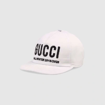 Gucci 白色“ Fall Winter 2019/2020”棒球帽 In White