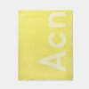 Acne Studios Toronty Scarf In Lime Yellow