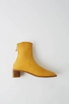 ACNE STUDIOS Suede ankle boots Yellow/beige