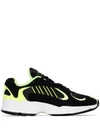Adidas Originals Sneakers In Fluo Suede And Net With Rubber Sole In Black