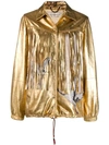 GOLDEN GOOSE GOLDEN GOOSE METALLIC FRINGED JACKET - 金色