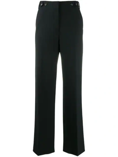 The Row Boot Cut Trousers In Black