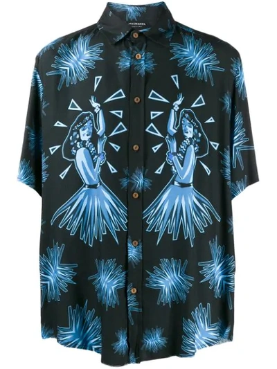 Mauna Kea Hula Print Shirt In H999c