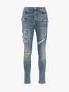 BEN TAVERNITI UNRAVEL PROJECT UNRAVEL PROJECT MOONWASH MULTI ZIP SKINNY JEANS,UWYB018E19323004710014072041