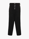 YOHJI YAMAMOTO YOHJI YAMAMOTO DROPPED CROTCH TROUSERS,HCP5710014092468