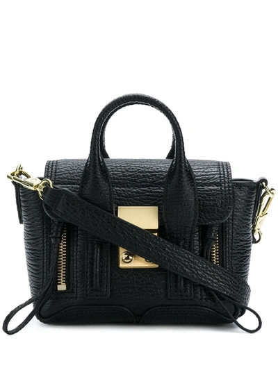 3.1 Phillip Lim Pashli Nano Satchel Bag In Black