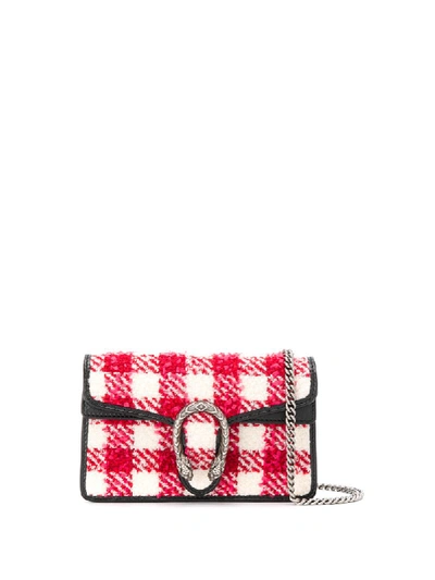 Gucci Dionysus Mini Tweed Cross-body Bag In White