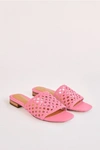 Jaggar Wove Flat In Candy Pink