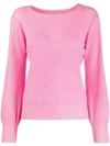 Société Anonyme Crew Neck Jumper In Pink