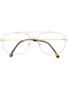 Carrera Square Frame Glasses In Neutrals